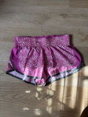 Nike Pink Patterned Women's Athletic Shorts